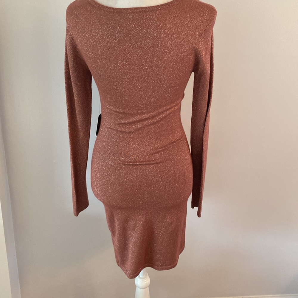Express NWT sparkle ranched side dress small - Picture 7 of 9